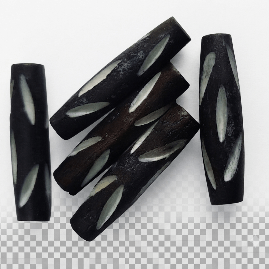 Carved Bone Hair Pipe